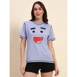 The Dry State Women Printed Applique T-shirt-picture-18