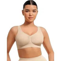 the edit Shop Women's Leopard Print Wireless Push-Up Bra – Seamless Lightly Padded Bra with Lift & Support, Comfortable Everyday Lingerie for All-Day Wear-picture-12