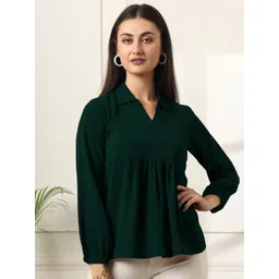 THE FAB FACTORY Women Cotton Peplum Top-picture-13