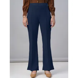 THE FAB FACTORY Women Mid-Rise Regular Trousers-picture-41