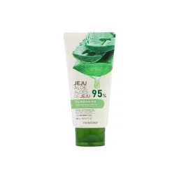 The Face Shop Jeju Aloe Fresh Soothing Gel Tube, Pure Non Sticky Aloe Gel For Body, Face & Hair-picture-19