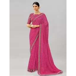 THE FASHION ATTIRE Bandhani Printed Saree-picture-18