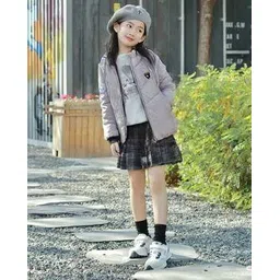 the fashion hub Girls Polyester Jacket-picture-29