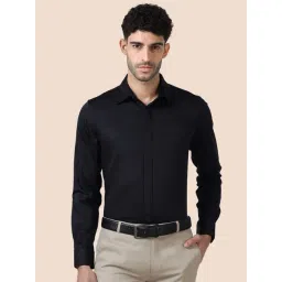 The Formal Club Black Comfort Fit Shirt-picture-23