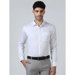 THE FORMAL CLUB Men Modern Regular Fit Concealed Placket Formal Shirt-picture-28