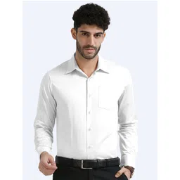 THE FORMAL CLUB Men Premium Spread Collar Solid Cotton Formal Shirt-picture-33