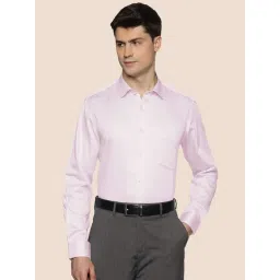 The Formal Club Pastel Pink Comfort Fit Shirt-picture-25
