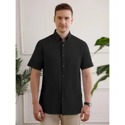 The Formal Club Raven Linen Smart Fit Formal Shirt-picture-24