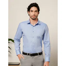 THE FORMAL CLUB Smart Spread Collar Spread Collar Pure Cotton Formal Shirt-picture-26