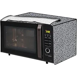 The Furnishing Tree microwave oven cover Suitable for IFB 28 Liters Convection 28BC5, Dustproof, Stain-Resistant, Cover Size WxDxH in CM- (50x48x29), Floral Pattern Darkgrey-picture-10