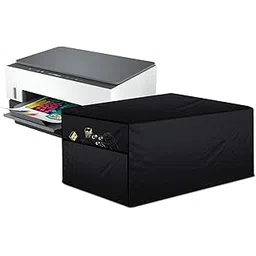The Furnishing Tree Polyester Waterproof & Dustproof Printer Cover – Compatible with Ink Tank Brother DCP-T730DW Printers, Black , Dimensions in DxWxH - ( 36x39x20 CM)-picture-12