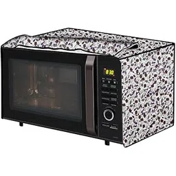The Furnishing Tree PVC Waterproof Microwave Oven Cover Compatible for Borosil Prima 30 Liter 1500 Watt Convection Oven Toaster Griller (OTG) Corals Pattern Beige-picture-24