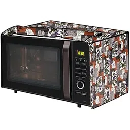 The Furnishing Tree PVC Waterproof Microwave Oven Cover Compatible for Godrej 30 L Convection InstaCook GMX 30 CA1 SIM Patchwork Pattern Multicolor-picture-20