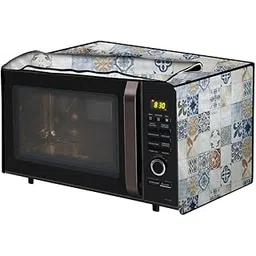 The Furnishing Tree PVC Waterproof Microwave Oven Cover compatible for Panasonic 23L NN-CT353BFDG Mosaic Pattern Cream-picture-11