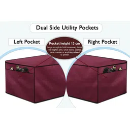 The Furnishing Tree Size2_T1_Maroon Water-Resistant Dust Cover Dimensions in CM (DxWxH 25x36.5x19) Printer Cover-picture-12