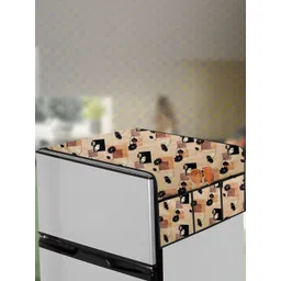 The Furnishing Tree Beige Plastic Refrigerator Cover-picture-36