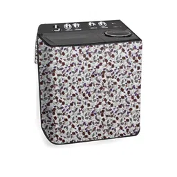 The Furnishing Tree Beige Printed Washing Machine Cover-picture-12