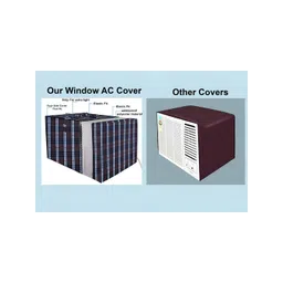 The Furnishing Tree Black Plastic Air Conditioner Cover image 3