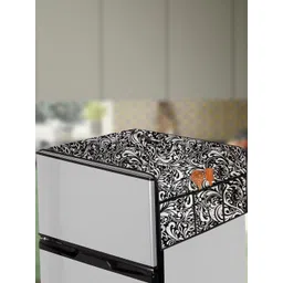 The Furnishing Tree Black Plastic Refrigerator Cover-picture-31