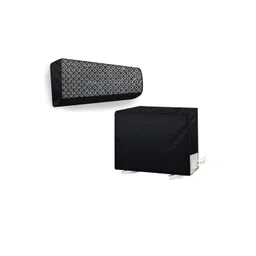 The Furnishing Tree Black Printed Air Conditioner Cover-picture-36