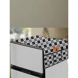 The Furnishing Tree Black Printed Air Conditioner Cover-picture-29