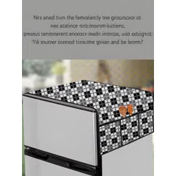 The Furnishing Tree Black Printed Air Conditioner Cover-picture-33