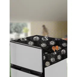 The Furnishing Tree Black Printed Air Conditioner Cover-picture-40