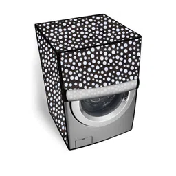 The Furnishing Tree Black Printed Washing Machine Cover-picture-24