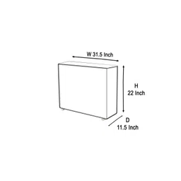 The Furnishing Tree Blue Plastic Air Conditioner Cover image 4