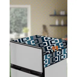 The Furnishing Tree Blue Plastic Refrigerator Cover-picture-23