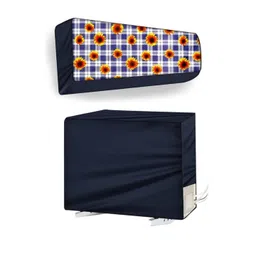 The Furnishing Tree Blue Printed Air Conditioner Cover-picture-12