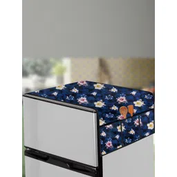 The Furnishing Tree Blue Printed Refrigerator Cover-picture-31