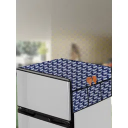 The Furnishing Tree Blue PVC Air Conditioner Cover-picture-35