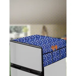 The Furnishing Tree Blue PVC Air Conditioner Cover-picture-36