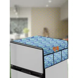 The Furnishing Tree Blue PVC Air Conditioner Cover-picture-39