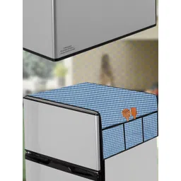 The Furnishing Tree Blue PVC Air Conditioner Cover-picture-30