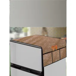 The Furnishing Tree Brown Plastic Refrigerator Cover-picture-15