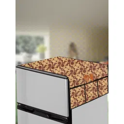 The Furnishing Tree Brown Plastic Refrigerator Cover-picture-17