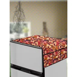 The Furnishing Tree Brown Plastic Refrigerator Cover-picture-14