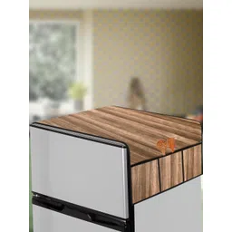 The Furnishing Tree Brown Plastic Refrigerator Cover-picture-26