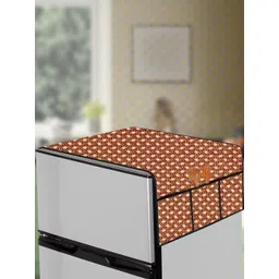 The Furnishing Tree Brown Plastic Refrigerator Cover-picture-34