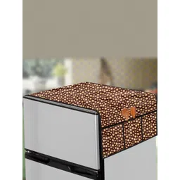 The Furnishing Tree Brown Plastic Refrigerator Cover-picture-34