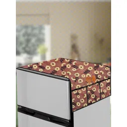 The Furnishing Tree Brown Printed Refrigerator Cover-picture-29