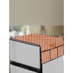 The Furnishing Tree Brown Printed Refrigerator Cover-picture-35