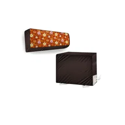The Furnishing Tree Coffee Brown Plastic Air Conditioner Cover-picture-36