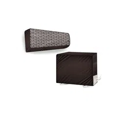 The Furnishing Tree Coffee Brown Plastic Air Conditioner Cover-picture-38