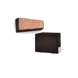 The Furnishing Tree Coffee Brown Plastic Air Conditioner Cover-picture-40