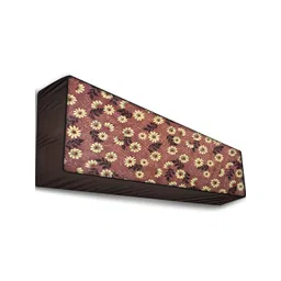 The Furnishing Tree Coffee Brown Plastic Air Conditioner Cover image 4