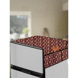 The Furnishing Tree Coffee Brown Printed Air Conditioner Cover-picture-20