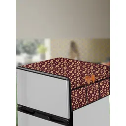 The Furnishing Tree Coffee Brown Printed Air Conditioner Cover-picture-37